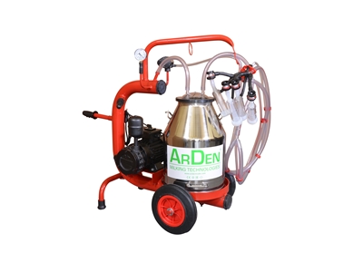 30 L Chrom Eimer Einzelne Schafs-Melkmaschine - 0