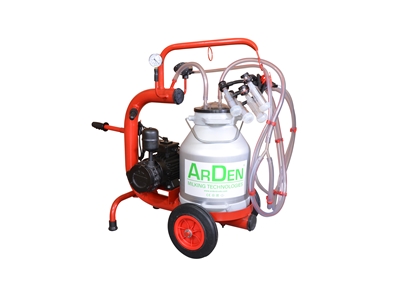30 L Aluminium Eimer Einzelne Ziegen-Melkmaschine - 0