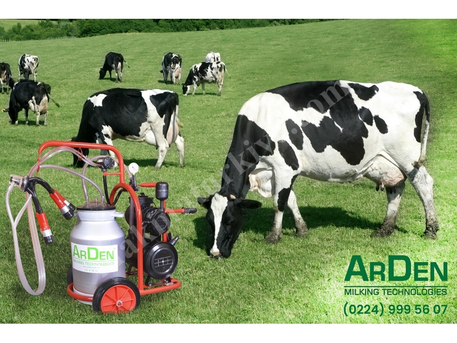30 L Aluminium Eimer Universalmodell Einzelne Kuhmilchpumpe