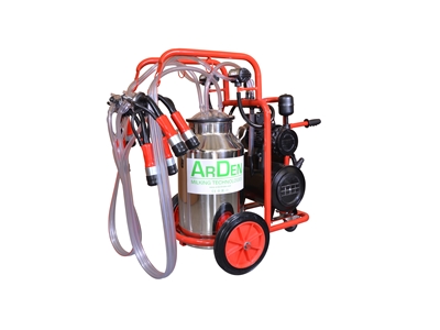 40 L Krom Güğüm Üniversal Model İkili Süt Sağma Makinesi - 0