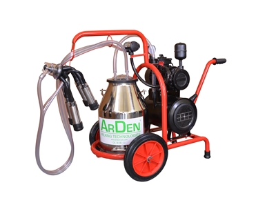 30 Liter Chrom Eimer Einzelne Kuhmilchpumpe - 2