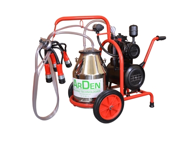 30 Liter Chrom Eimer Einzelne Kuhmilchpumpe - 0