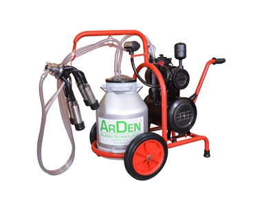 30 Liter Aluminium Eimer Einzelmelkmaschine - 0