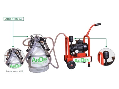 30 Liter Russisches Modell Aluminium Eimer Einzelmelkmaschine - 1
