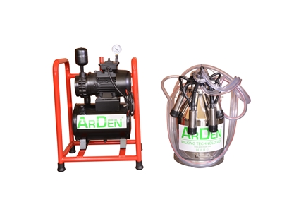 30 Liter Chrom Eimer Festes Modell Einzelmelkmaschine - 0