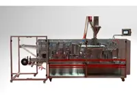 60 Pcs/Min. Bag Filling and Packing Machine with Horizontal Conveyor