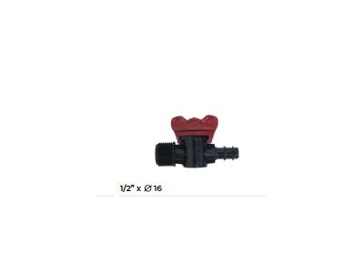 Van plastique 1/2"x16 mm - 0