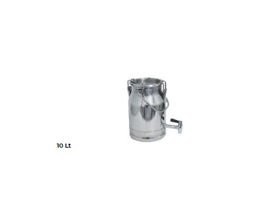 10 Liter Stainless Steel Bucket with Tap - 0