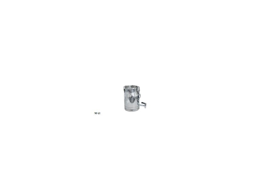 10 Liter Stainless Steel Bucket with Tap