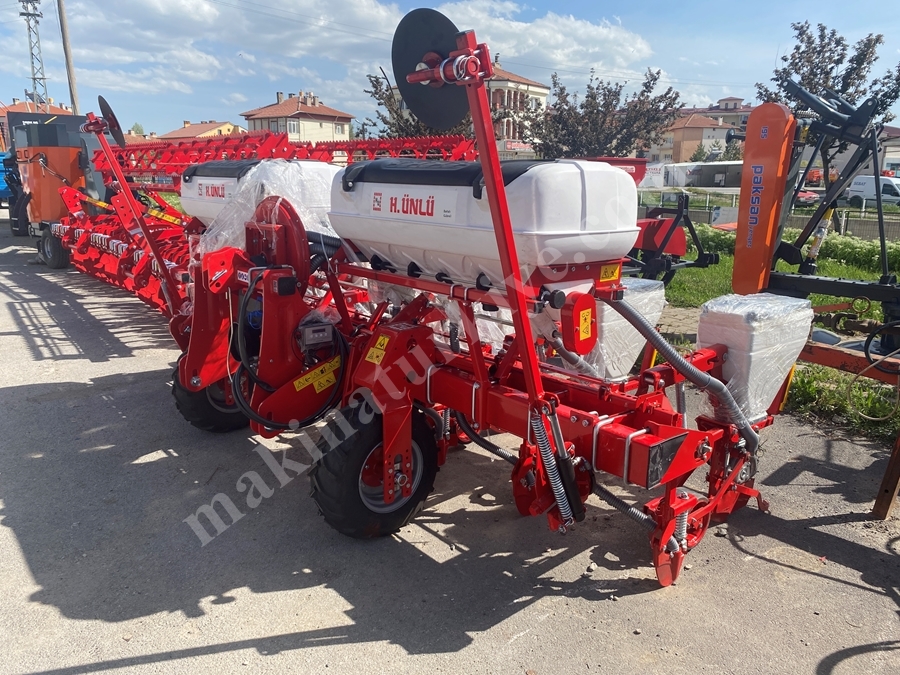 6'lı Baltalı Gübreli Pancar Mısır Ayçiçek Ekim Tohum Mibzeri