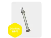 200x17 mm Middle Brush Adjustment Floor Cleaning Machine Bolt