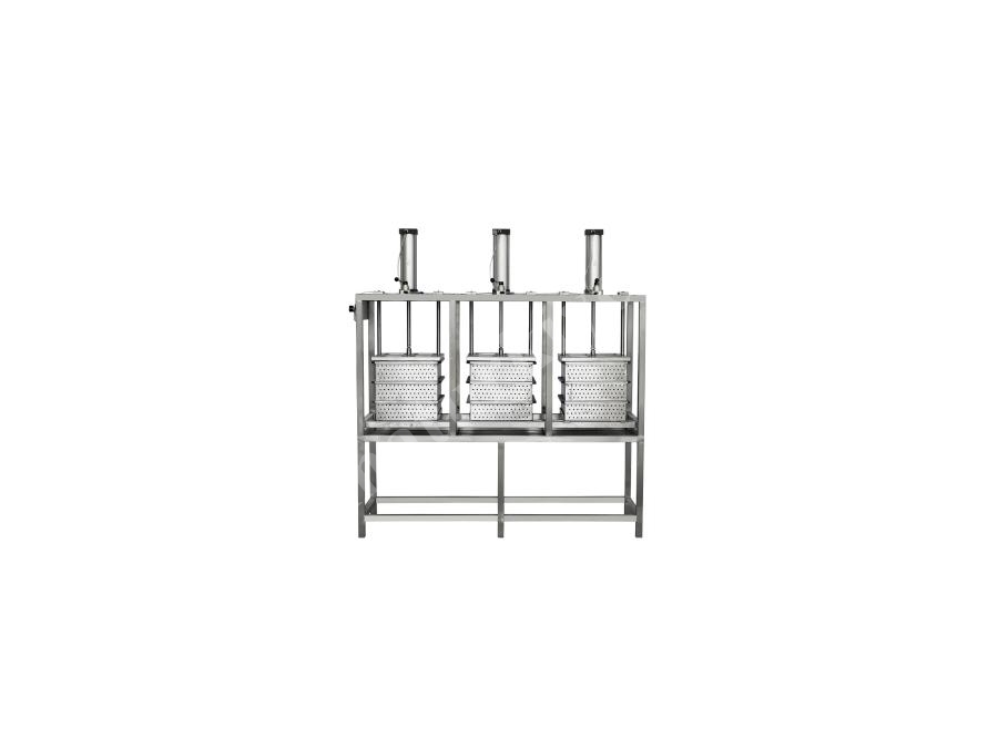 10 - 12 Container Cheddar Cheese Press Machine