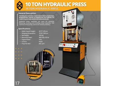 10 Ton Maden Hydraulic Press  İlanı