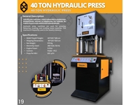 40 Ton Hydraulic Press - 0