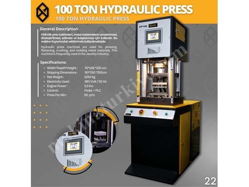 100 Ton Hydraulic Press