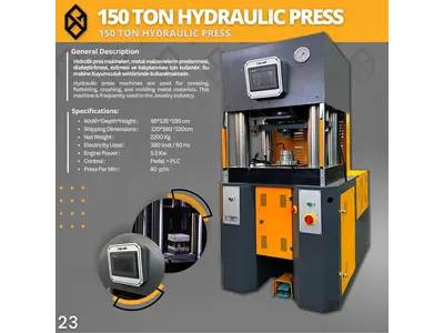 150 Ton Hydraulic Press İlanı
