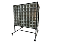 56 Partitions Pvc Profile Transport Trolley - 0