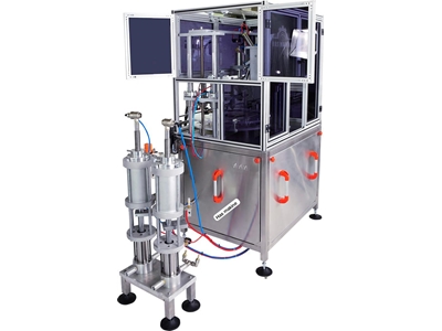 10-12 Adet/Dakika Üçlü Set Aerosol Dolum Makinası - 1