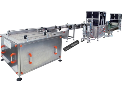 10-12 Adet/Dakika Üçlü Set Aerosol Dolum Makinası