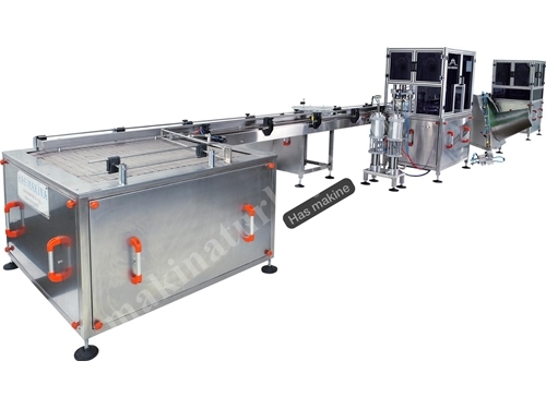 10-12 Adet/Dakika Üçlü Set Aerosol Dolum Makinası