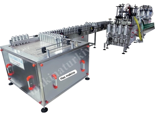 25-30 Adet/Dakika Aerosol Dolum Makinası