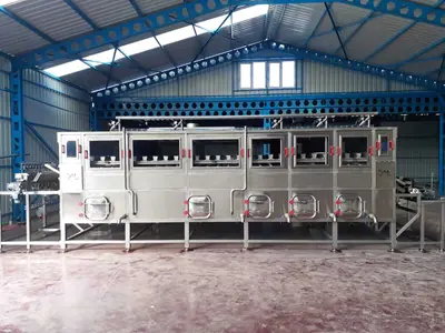 5 Station Glass Bottle Washing Machine