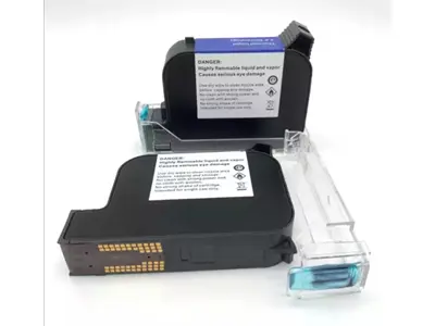 Black Solvent-Based Inkjet Coding Machine Ink Cartridge