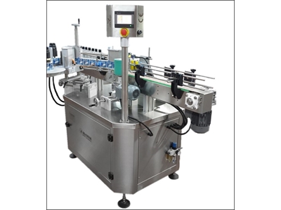 2500 Pieces / Hour 300 mm Prismatic Bottle Labeling Machine - 0