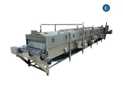 1000 Pieces / Hour Immersion Type Pasteurization Tunnel