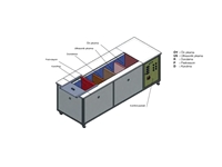 Machine de lavage ultrasonique multi-stations 1000x500x400 (2500 W) - 2