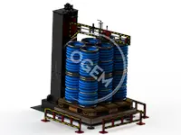 200-2000 kg Einzel-Düsen halbautomatische Verpackungsfüllmaschine