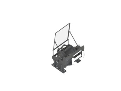 40000 Kg Pulling Force Hydraulic Winch - 0