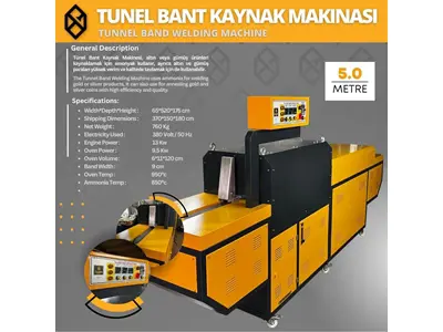 5m - Tunnel Conveyor Belt Welding Machine