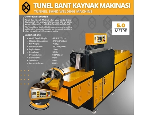 5m - Tunnel Conveyor Belt Welding Machine