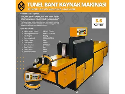3.5m - Tunnel Conveyor Belt Welding Machine