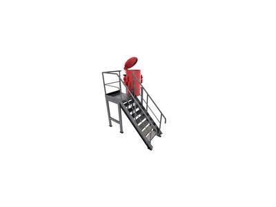 30 Kg/Saat Sterilizasyon ve Parçalayıcı Atık Öğütme Shredder Makinası - 1