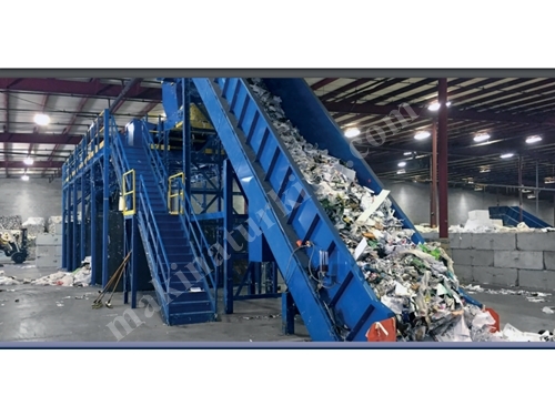 300 Ton/Gün Otomotik Çöp Atık Ayrıştırma Makinası