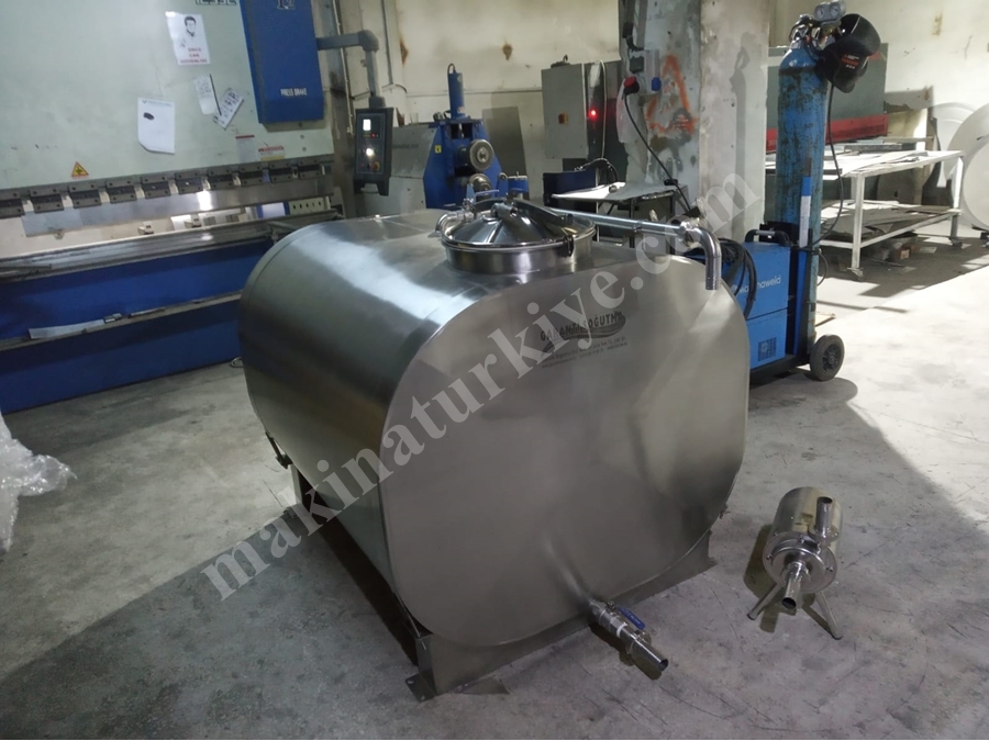 500 Litre Tek Cidarlı Süt Nakil Tankı