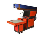130 W Glasröhren-Galvo-Laserbeschriftungsmaschine