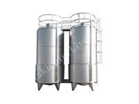 Stainless Curd Whey Storage Tank - 0