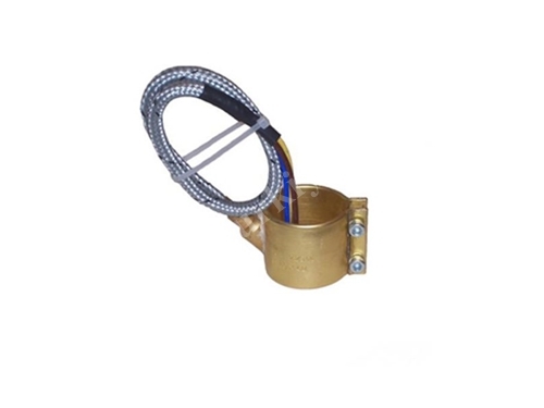 3 W/Cm² Mica Insulated Brass Clamp End Heating Element