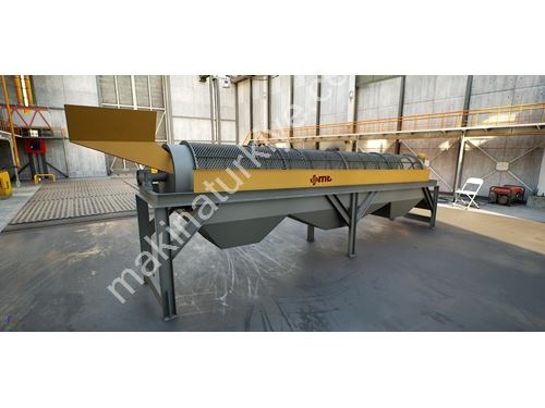 Ø 800 Industrial Mobile Waste Tromel Screen