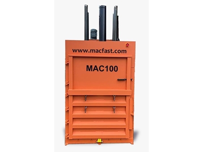 Presse à balles de déchets verticale de 100 tonnes - 0