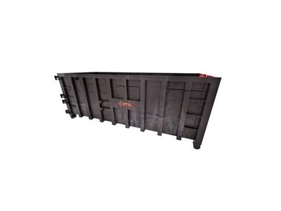 40 m3 Covered Recycling Container - 24