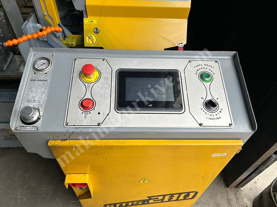 Kesmak Kms 280 Servo Sürücülü Şerit Testere Tezgahı