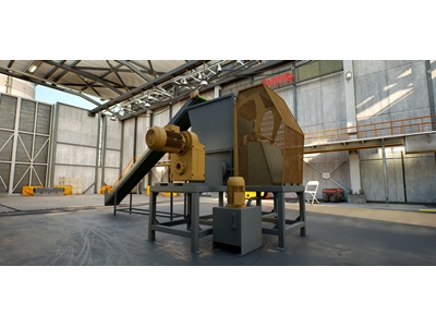 600 mm Textile Waste Shredding Machine Shredder - 1