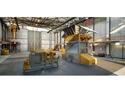 1200 mm Rotor Metal Shredding Recycling Machine With - 1