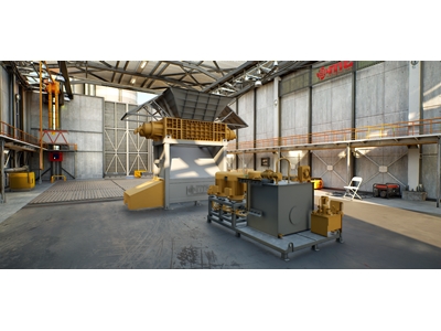 1200 mm Rotor Metal Shredding Recycling Machine With - 9