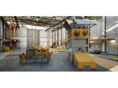 1200 mm Rotor Metal Shredding Recycling Machine With - 2