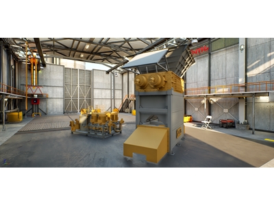 1200 mm Rotor Metal Shredding Recycling Machine With - 3
